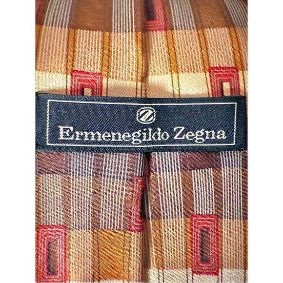 Vintage Ermenegildo Zegna Ties Lot 4
Fall Colors Perfect  Gift Wedding Groomsmen - Picture 6 of 14